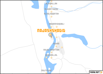 map of Naj‘ ash Shadīd