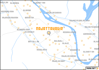 map of Naj‘ at Tawādir