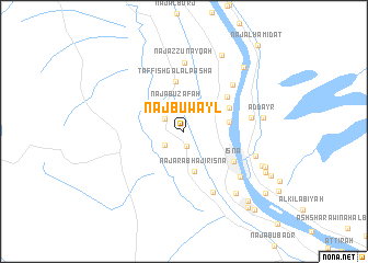 map of Naj‘ Buwayl