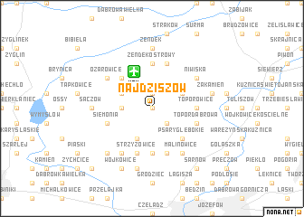 map of Najdziszów