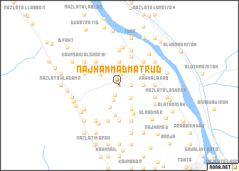 map of Naj‘ Ḩammād Maţrūd