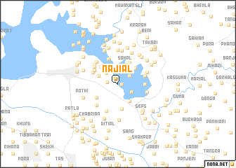 map of Najiāl