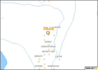 map of Najia