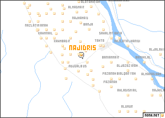 map of Naj‘ Idrīs