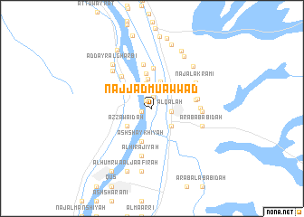 map of Naj‘ Jād Mu‘awwaḑ