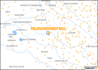 map of Naj‘ Muḩammad Fāḑīl