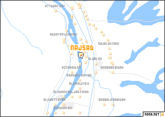 map of Naj‘ Sa‘d