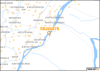 map of Naj‘ ‘Uways