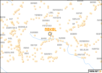 map of Nakal