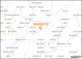 map of Nakamito