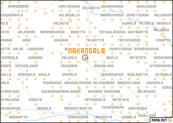 map of Nakandala