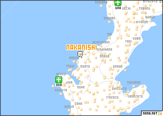 map of Nakanishi