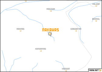 map of Nākawās