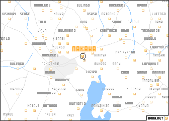 map of Nakawa