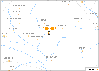 map of Nakh Āb