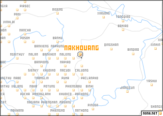 map of Na Khouang