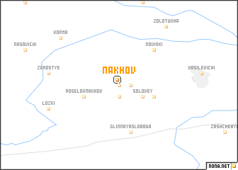 map of Nakhov