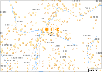 map of Nakhtar