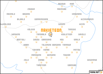 map of Nakiétéon