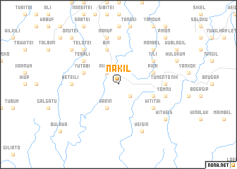 map of Nakil