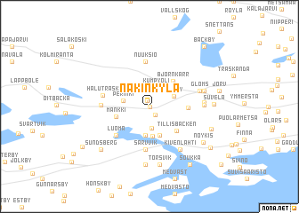 map of Näkinkylä