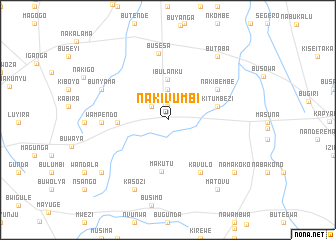 map of Nakivumbi