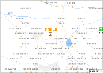 map of Nakło