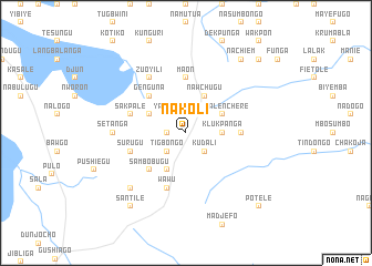 map of Nakoli