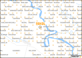 map of Nākol