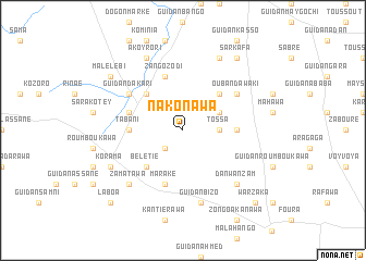 map of Nakonawa