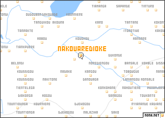 map of Nakouarédioke