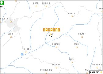 map of Nakpono