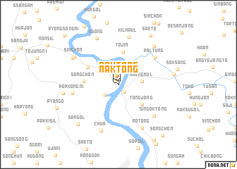 map of Nak-tong