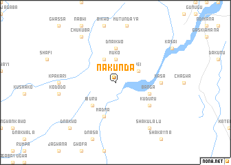 map of Nakunda