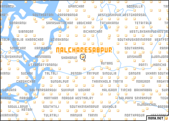 map of Nalchar Esabpur