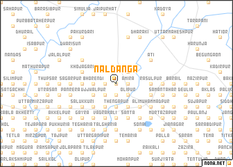 map of Naldānga