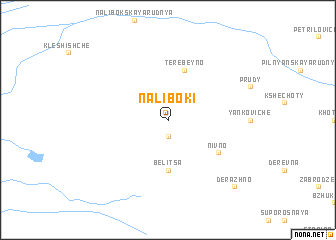 map of Naliboki
