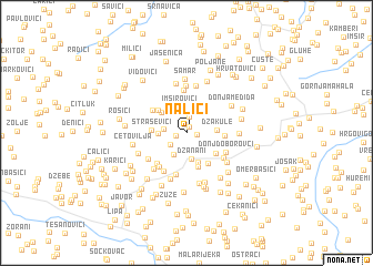 map of Nalići