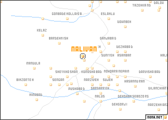map of Nalīvān