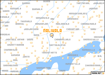 map of Naliwāla