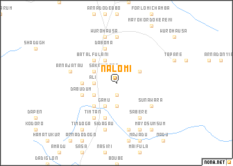 map of Nalomi