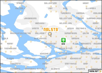 map of Nälsta