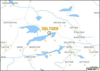 map of Nältorp