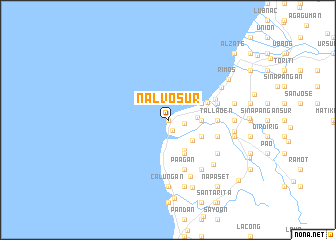 map of Nalvo Sur