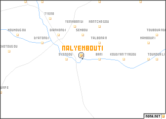 map of Nalyèmbouti