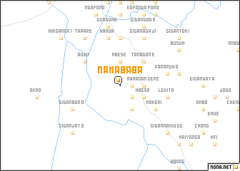 map of Nama Baba