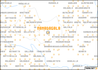 map of Namadagala