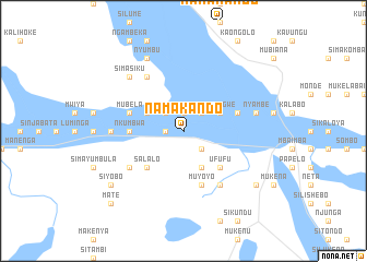 map of Namakando