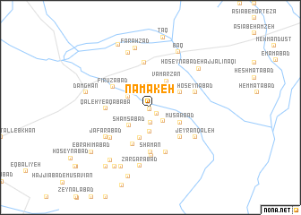 map of Namakeh