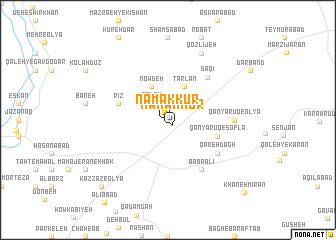 map of Namak Kūr